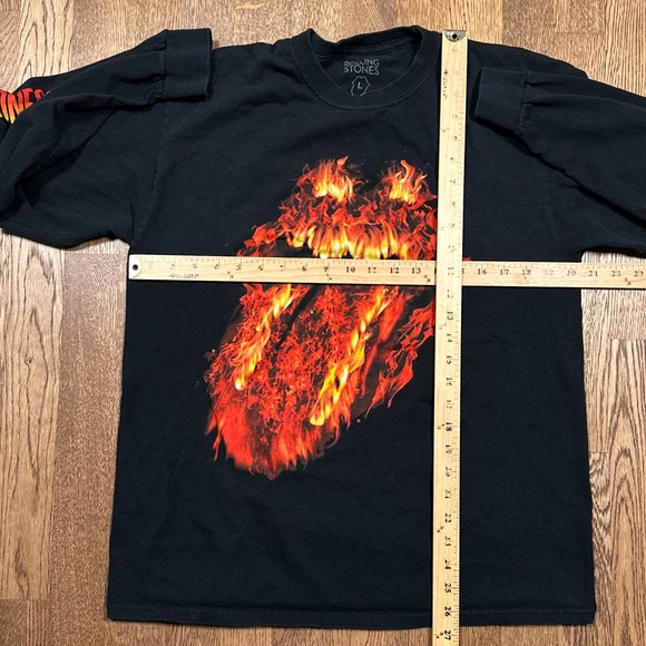 Rolling Stones 2016 Las Vegas T Mobile Arena Music Band L/S T Shirt Mens Large - Picture 4 of 7
